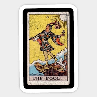 Tarot: The Fool (Vintage) Sticker